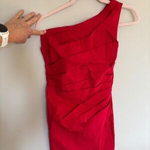 One Shoulder Ruched Dress -  Medium
